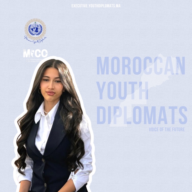 Douae El Gaabouri — Secretary General & Head of International Partnerships and Liaison, Moroccan Youth Diplomats