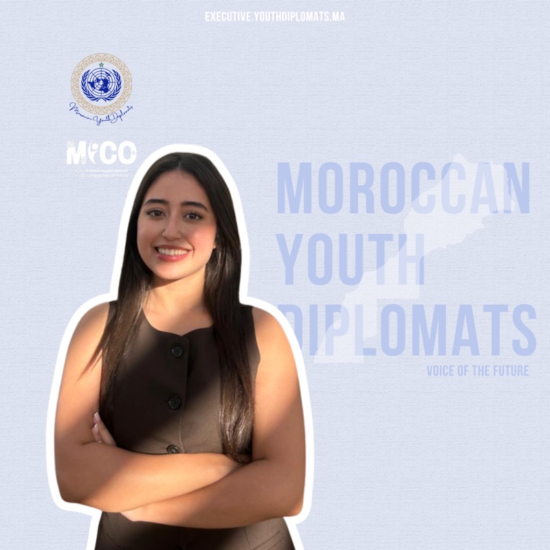 Farah Adouaye — Head of Events & Logistics, Moroccan Youth Diplomats