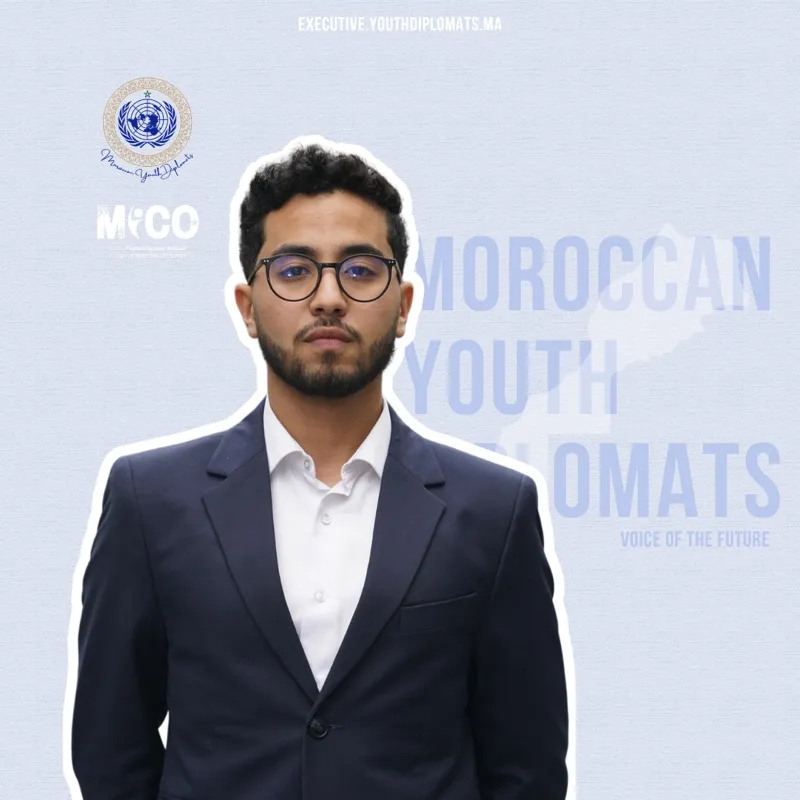 Yassine Madani — Conseiller du Bureau exécutif, Moroccan Youth Diplomats